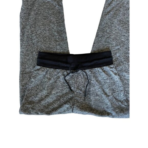 Connection 18 Women Sz M Athletic Sweatpants Pants Gray Black Stretch Waistband - Picture 4 of 9